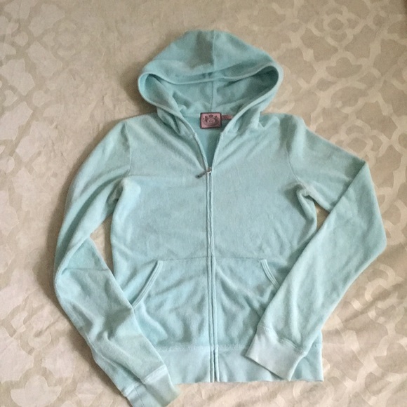 light aqua hoodie